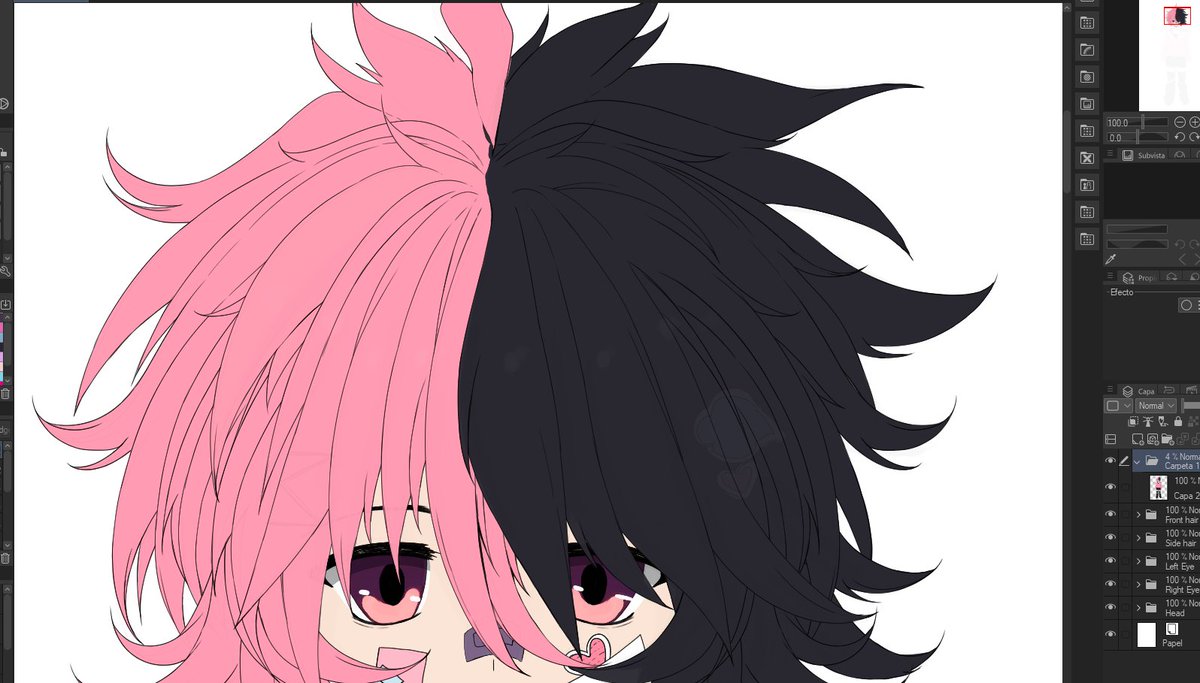 Because of course I had to get a fluffy hair, I forgot how painful this was