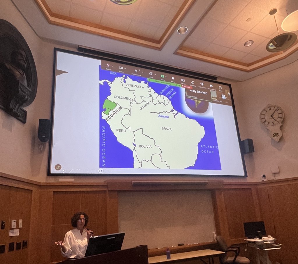 MGHAusten's tweet image. Excellent global surgery case discussion today led by second-year medical student Mary DeVillis and Dr. Juan Salamea, who joined us from Ecuador! We were also joined by Dr. Alice Bukhman, Co-Director of the Medical Justice Alliance, to discuss the care of incarcerated patients.