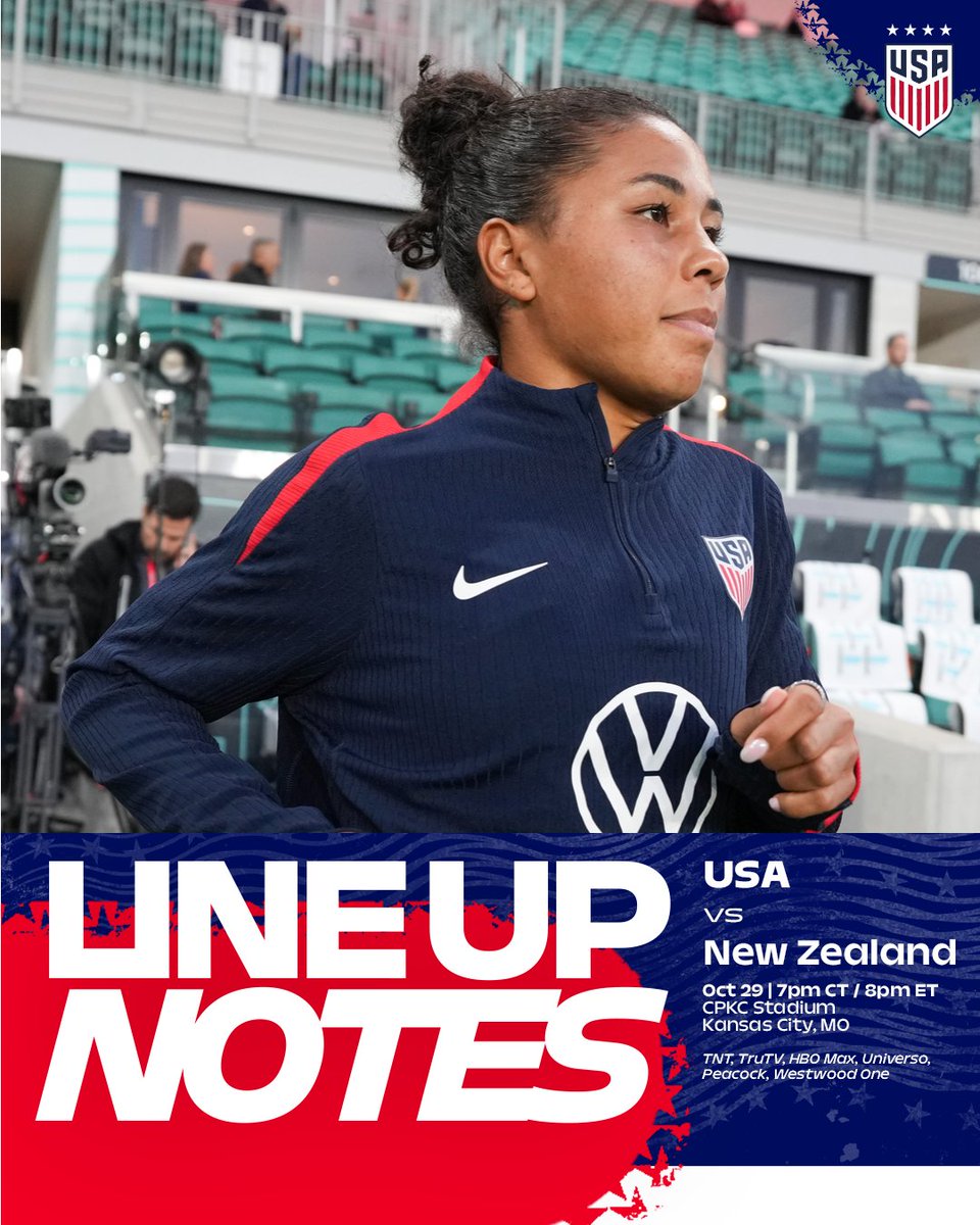 Kennedy Wesley makes her first national team start tonight in KC.

⚽️ ussoc.cr/7c60f2