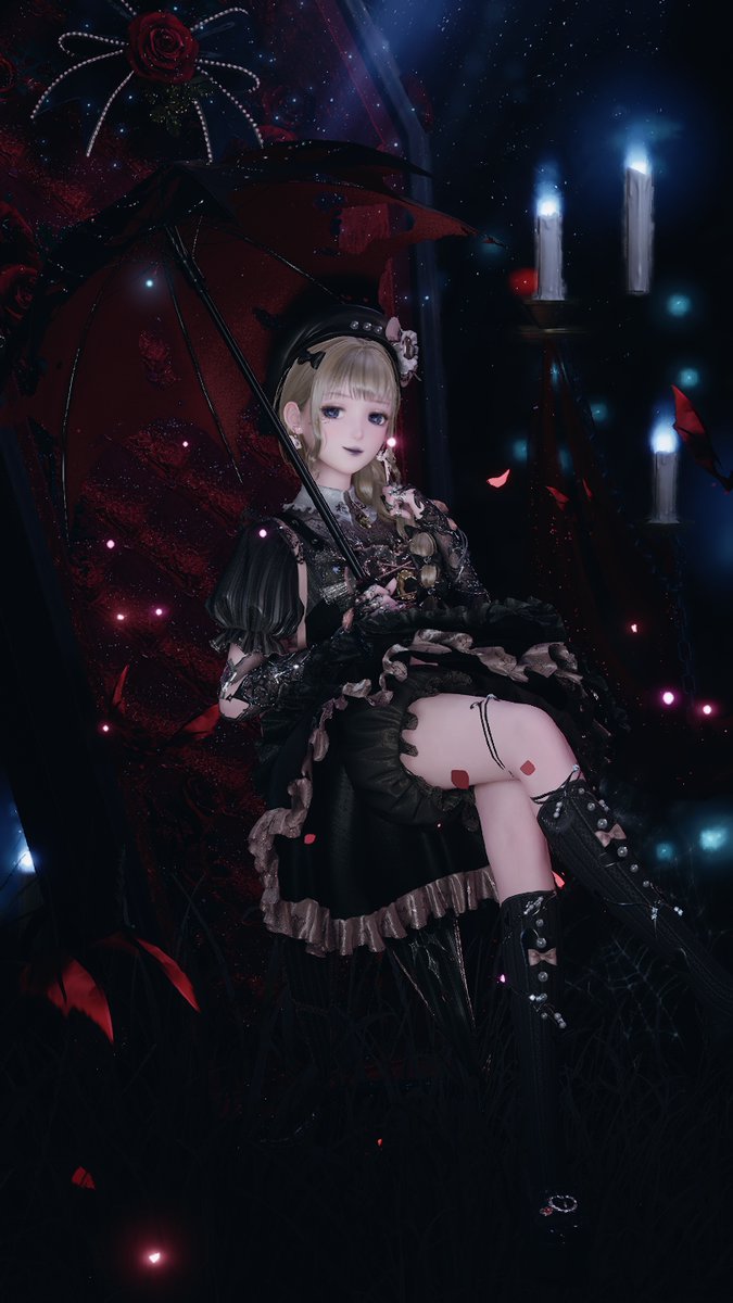 Vampiiaa's tweet image. I'm so in love with this update... 🩸⚰️
#InfinityNikki #EncoreSeason