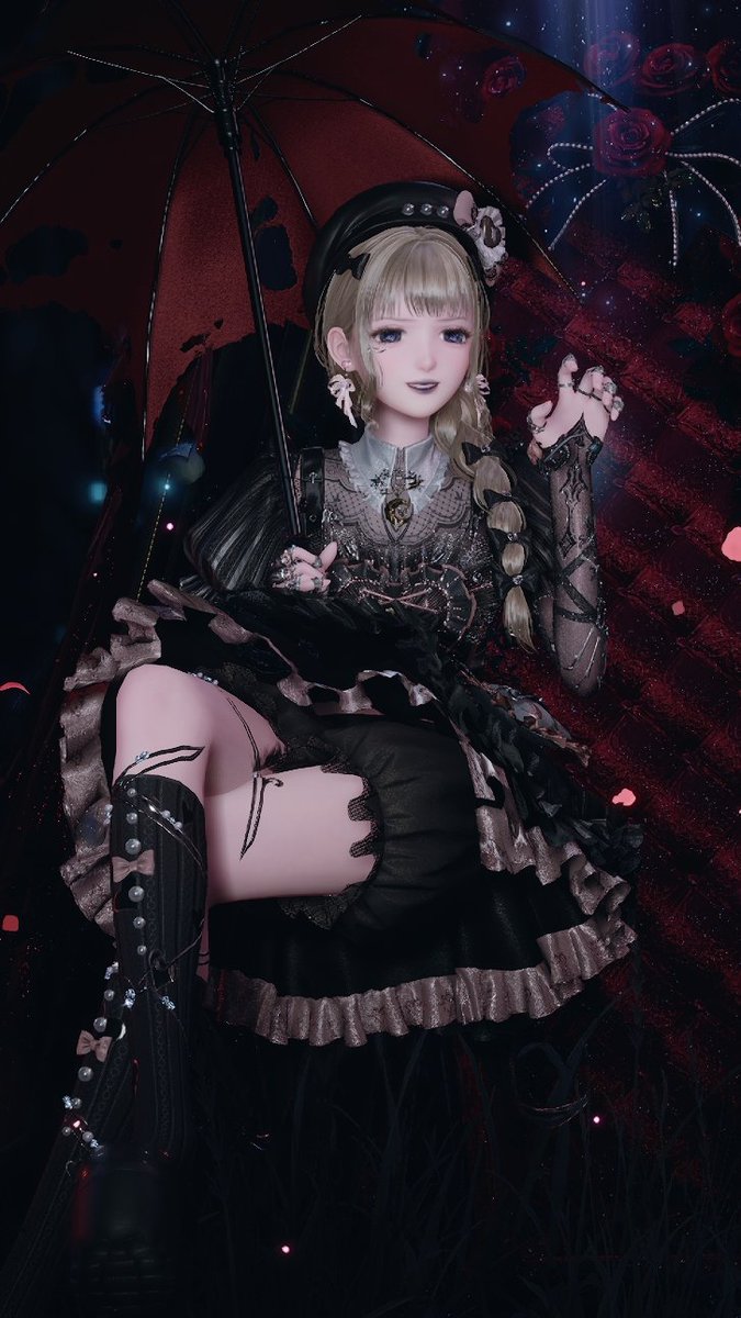 Vampiiaa's tweet image. I'm so in love with this update... 🩸⚰️
#InfinityNikki #EncoreSeason