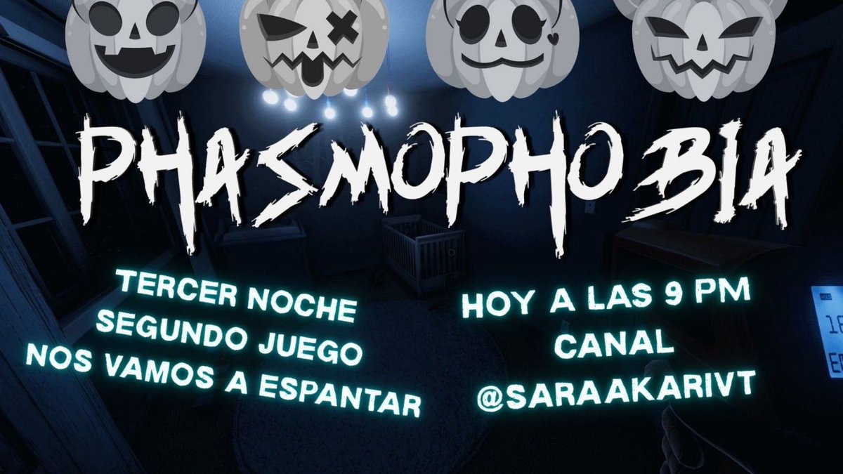 Segunda noche de juegos con las Neo Dengeki 🎃💚
Y esta vez… creemos que sí nos va a dar algo del susto 😭
Prepárense para gritos, llantos y espíritus curiosos 👻

¡Phasmofobia nos espera! 

<a href="/Nyu_VTuber/">Nyu - 猫° ♡</a> <a href="/Sara_Akarii/">Sara Akari 🍀 VTuber ~REVIVÍ!!!!</a> <a href="/NinaAmaki/">NiNa 🍰</a> <a href="/blu_elfy/">Blu Elfy</a> 

#Dengekiween #Halloween #Vtubers