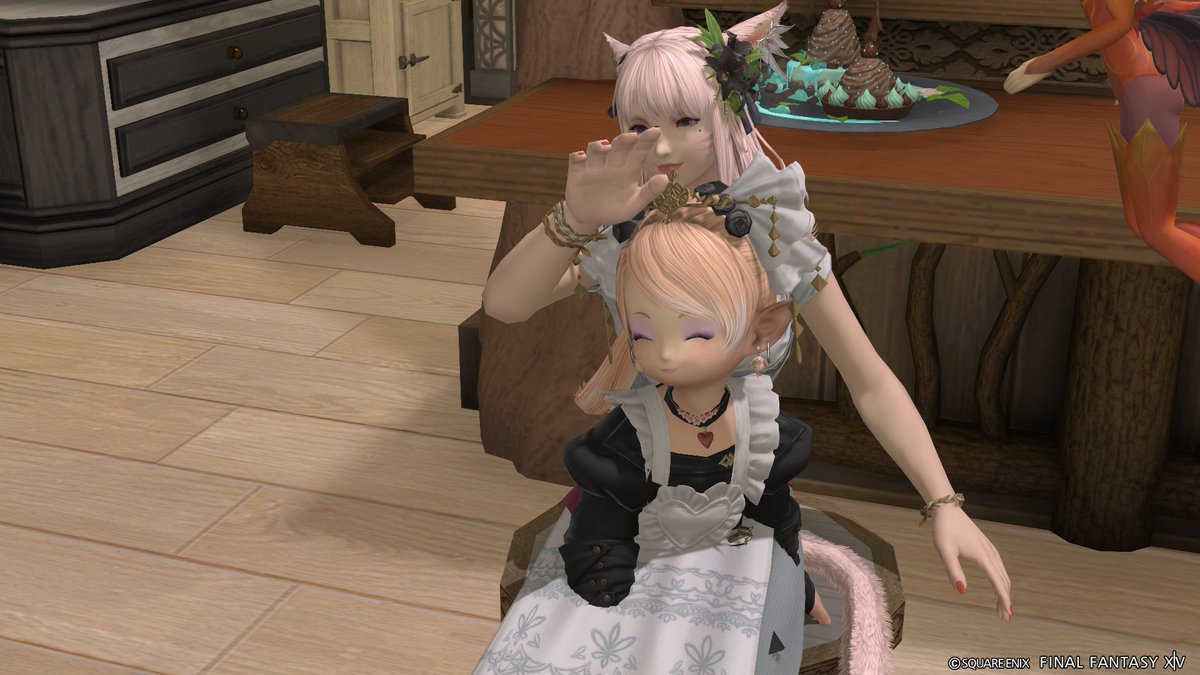 Sakura_ameri's tweet photo. #おはミコ でっす🐈
色々してたらあっという間に朝でした💦
昨日はしえちゃんのお店オープンに行ってきました(ㅅ´ ˘ `)✧.｡.:*
素敵なお誕生日会も開催されて楽しい時間でした🥰💗
かわいい妹(@enzo4050)が膝に乗ってくれたよ🤗🫶🏻💓
#Blumenfee_Cafe https://t.co/AwgfETm2Yu