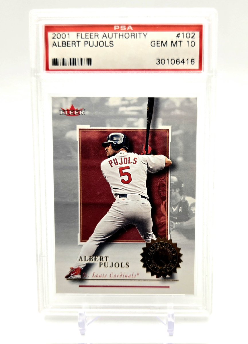 その他 Pujols Auto Fleer Fleer Albert Pujols Baseball Serial