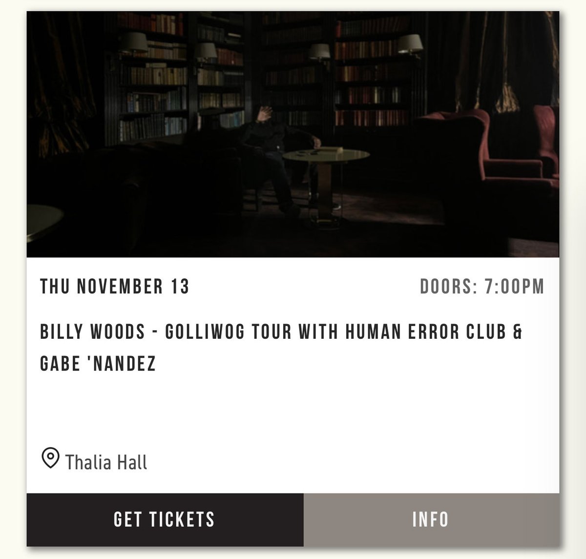 the people of chicago must decide between seeing the legendary bolivian group Kjarkas and Billy Woods 🤦🏻‍♂️