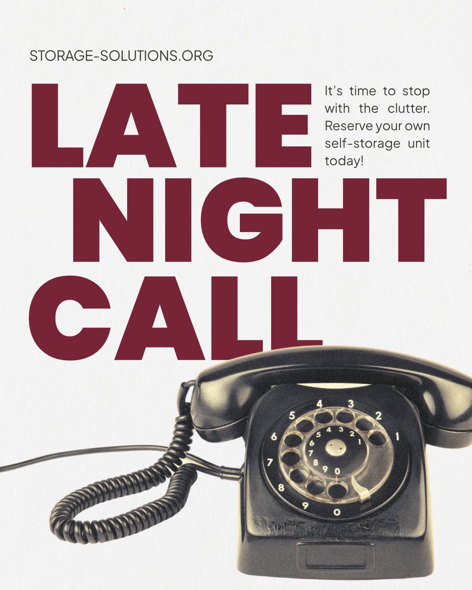 StoringAZ's tweet image. Ready to finally end the clutter war? 📞

The message is clear: It&apos;s time to stop with the clutter. Don&apos;t wait until tomorrow to decide to reclaim your space. 

Reserve your self-storage unit today at storage-solutions.org

#DeclutterNow #SelfStorage #OrganizationHacks