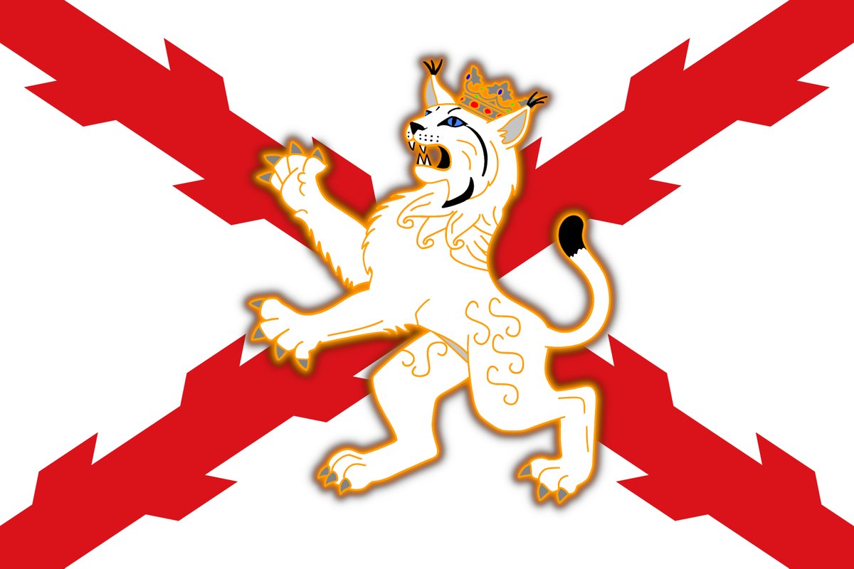 Mi versión de la bandera del lince de la victoria