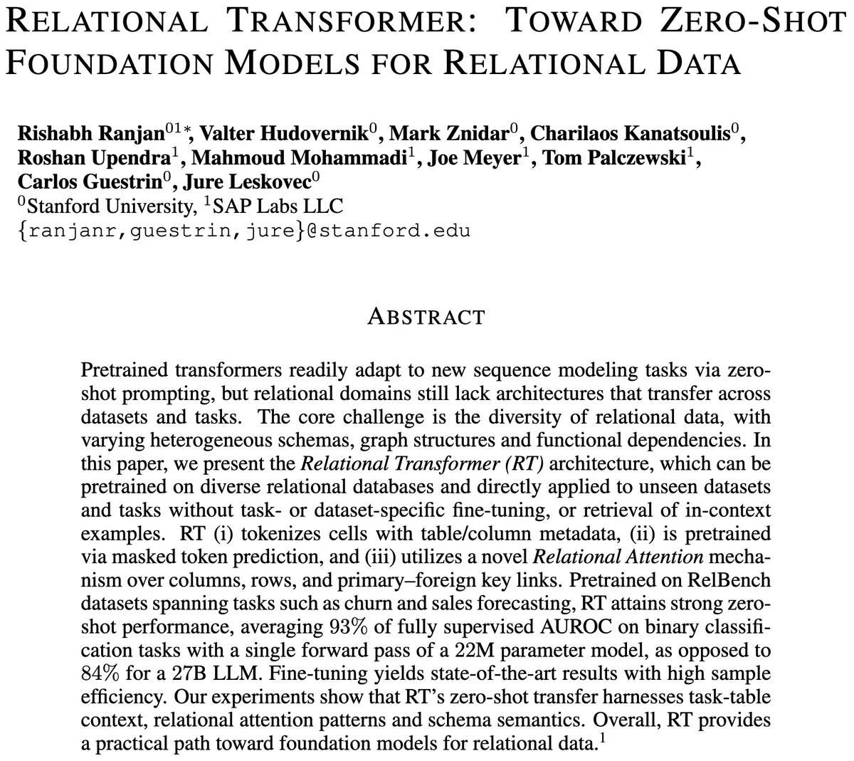 Title and abstract of the paper.
