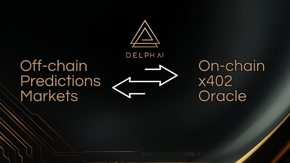 delphai_io's tweet image. Offchain prediction markets meet THE onchain oracle

Create markets with one API call.
1 WLFI per market. Powered by X402 on BSC.

No Solidity needed. No gas headaches.
Just pure programmable prediction markets.

🧪 Try it: delphai.io/x402
📚 Docs: docs.delphai.io/api/x402-api…