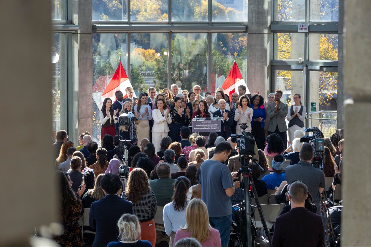 Over half a billion dollars of stable and predictable funding in #Budget2025 to empower women, address gender-based violence, and support 2SLGBTQI+ communities.

Because the strongest economy in the G7 includes everyone.