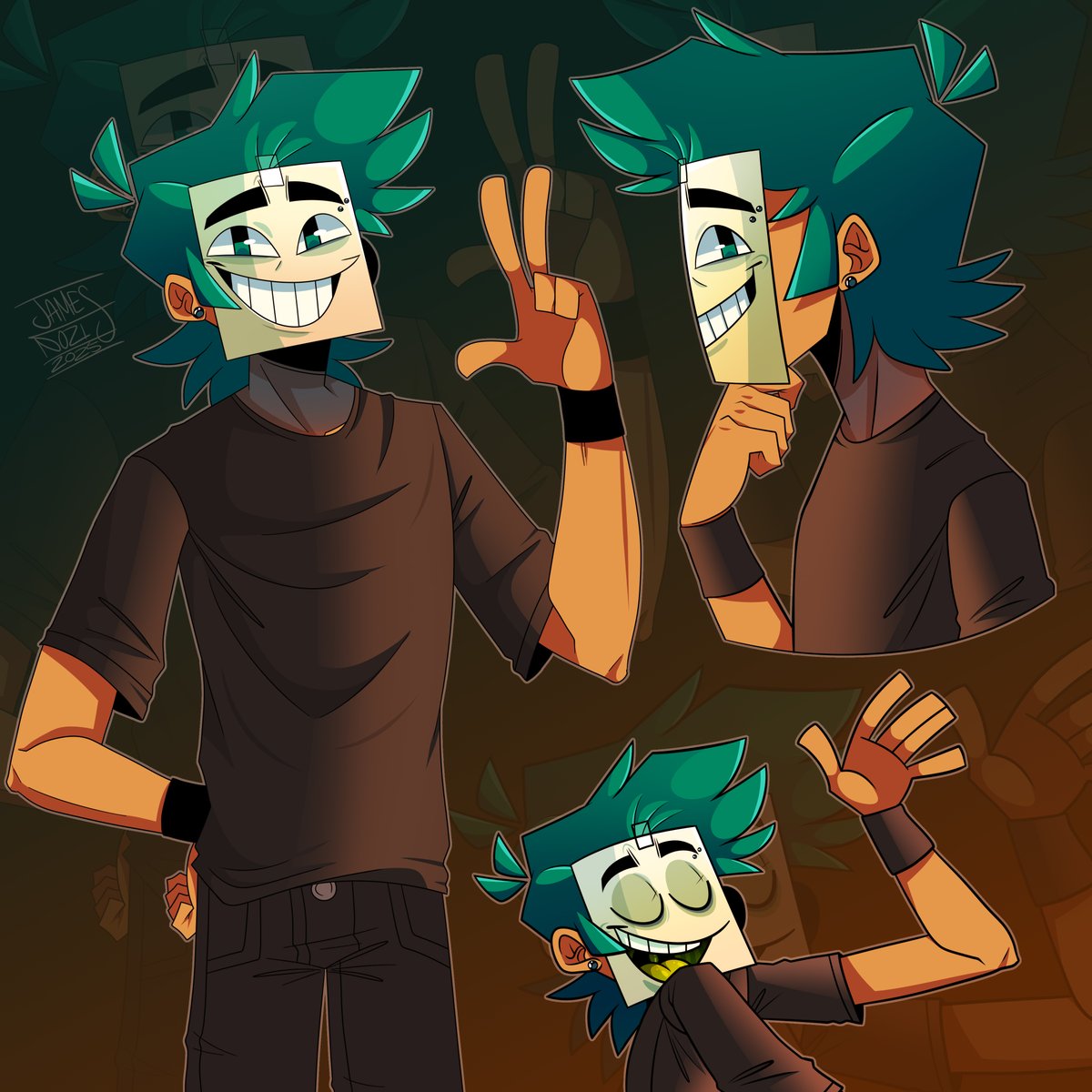 James_Nozis's tweet image. Jota Paper, the OC📄🐸