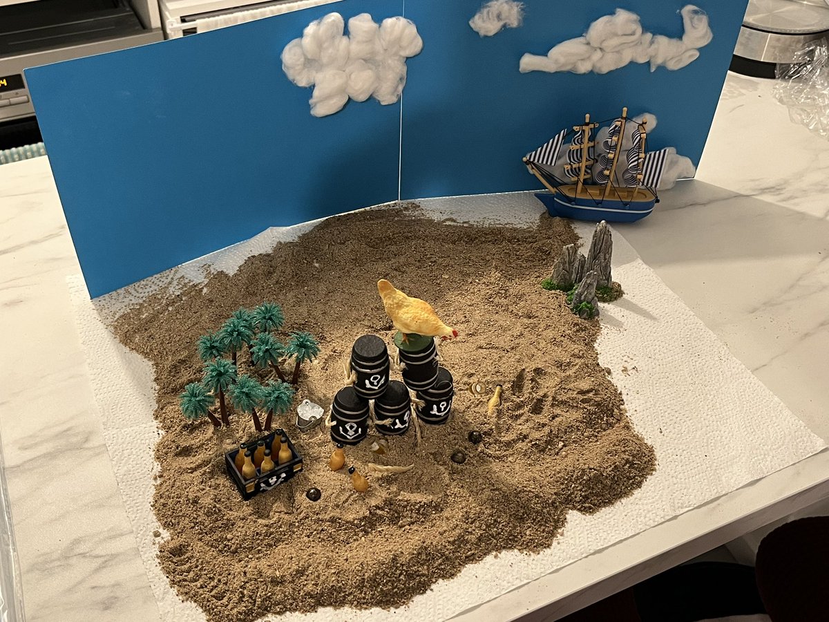 AxooTV64's tweet photo. A miniature preview of season 17 👀🧨

(With a HUGE chicken... 🐓)

#SeaOfThieves #BeMorePirate  #Season17 @SeaOfThieves https://t.co/ITS13rqFAY