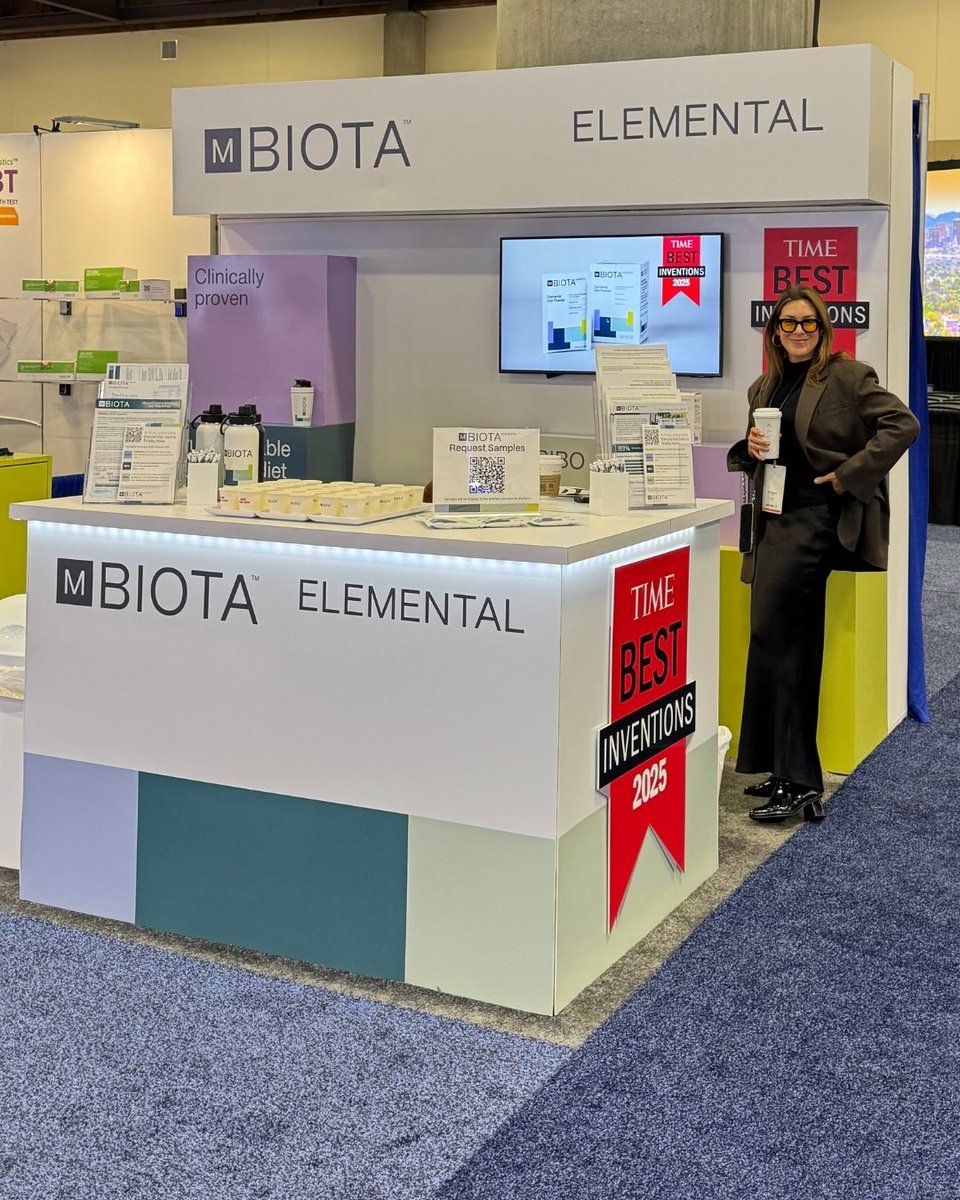 We had an incredible time connecting with leading gastroenterologists, researchers, and innovators at this year’s ACG. The conversations around microbiome science, nutrition, and patient care continue to fuel the work we do every day at mBIOTA.

We were proud to showcase our TIME