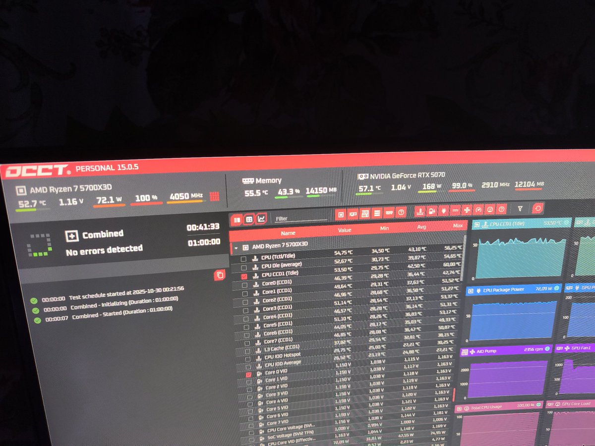 mxmine1's tweet image. Pour vous c'est des bonnes températures ? @LDLC @AMD_France @NVIDIAGeForceFR @AsusFrance @antec