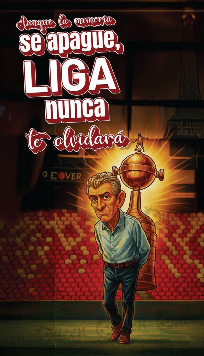 pao_reyn4's tweet photo. Volviste a Casa Blanca, Patón querido. 
Tal vez ya no recuerdes la Copa… pero ella nunca dejó de recordarte…
Aunque la memoria se apague, tu huella en LIGA sigue encendida como una llama que no se rinde. Gracias por tanto!
#PatonBauza 
#LDU #FanArt https://t.co/9sjLYpjPGl