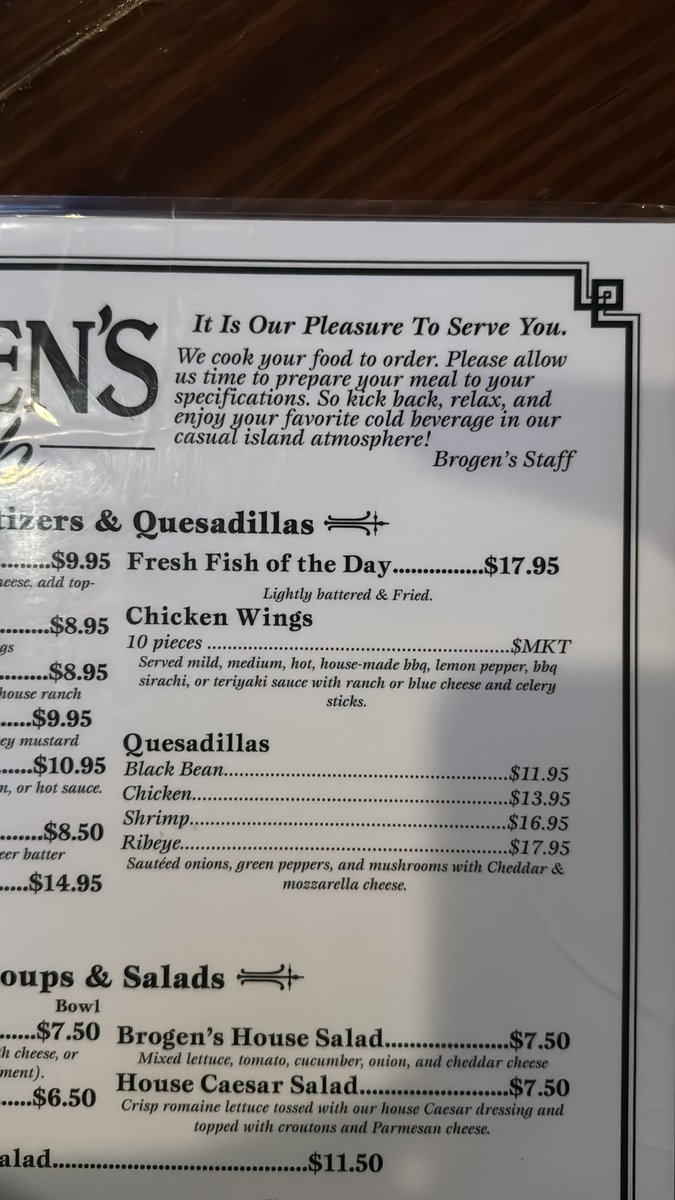 You know wingflation is bad when they’ve got you paying mkt price