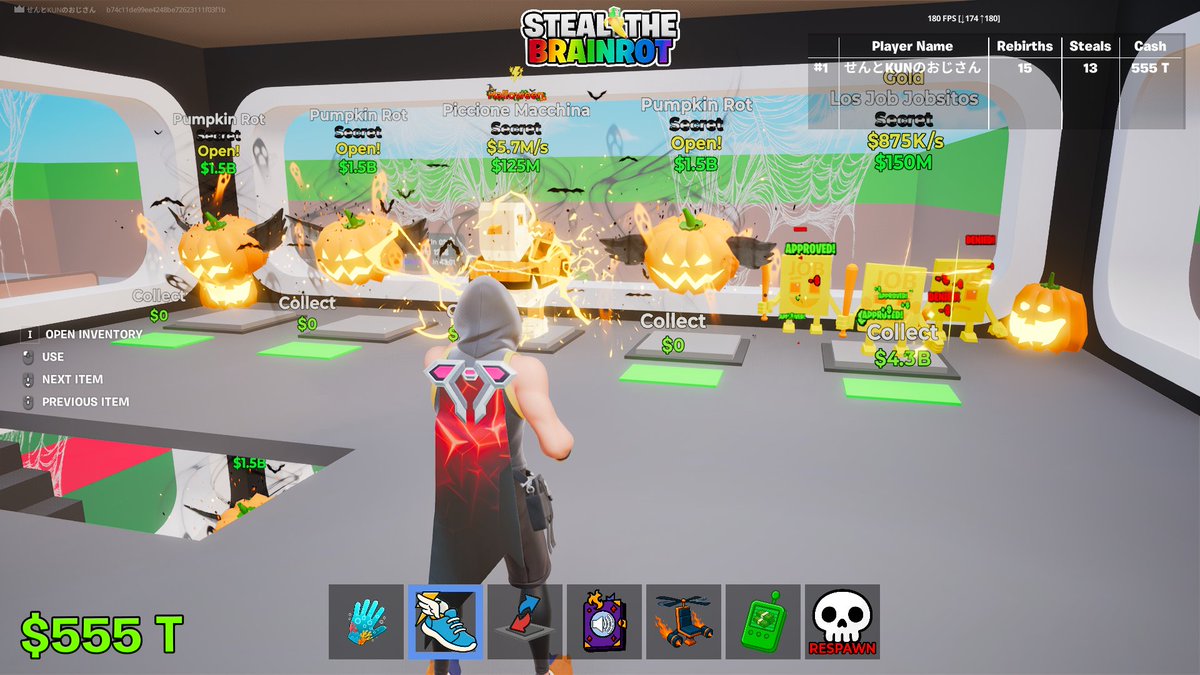 多分世界初！秋のパンプキン祭り
パンプキンロット21体！拳でプレゼント！
今週土曜日13時から21体プレゼント企画😚開封を見守るところまでやります🦌おひとり様一体まで※余ったら２巡目あります🥳ワイのブースはパンプキンロットまみれ
#スティールザブレインロット
#フォートナイト