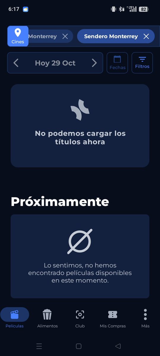 lilianiytha's tweet photo. @Cinepolis que onda con tu app? No carga ningún horario https://t.co/7RF4DCVmK8