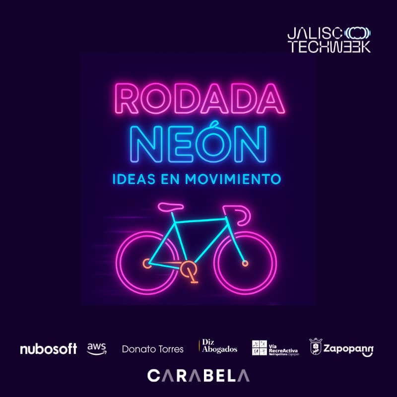 javiersamb's tweet image. 🚲 15 km de rodada nocturna y buenas conversaciones durante #JaliscoTechWeek

Nos vemos el miércoles 19 de noviembre a las 20:30 hrs en el Parque de las Niñas y los Niños 

Regístrate aquí: luma.com/8nd8hajz