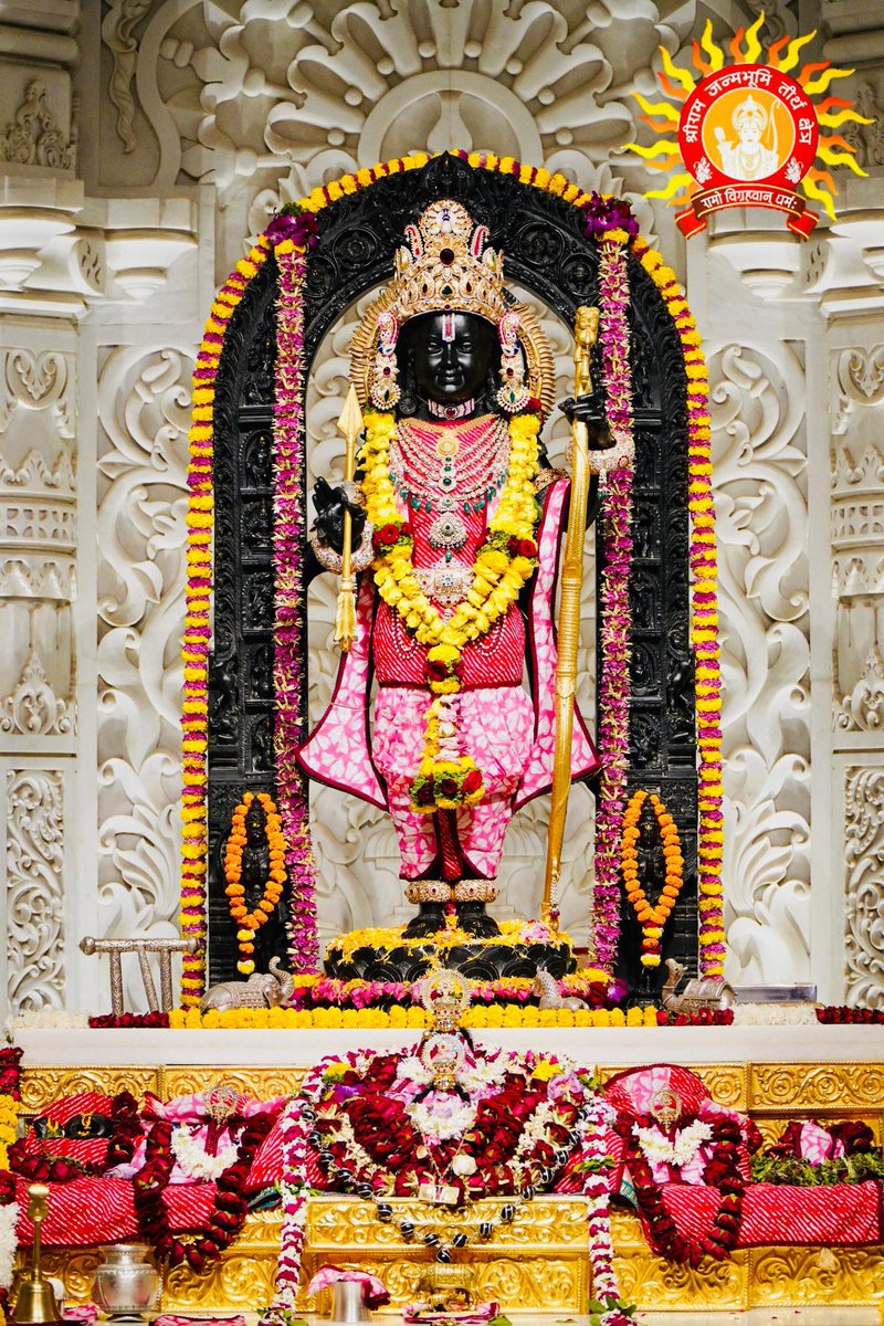 bjpdrmahendra's tweet image. श्री अयोध्या धाम में प्रभु श्री रामलला जी के दिव्य दर्शन।
प्रभु श्री राम जी की कृपा हम सभी भक्तों पर सदैव बनी रहे।
जय जय श्री राम 🚩🚩