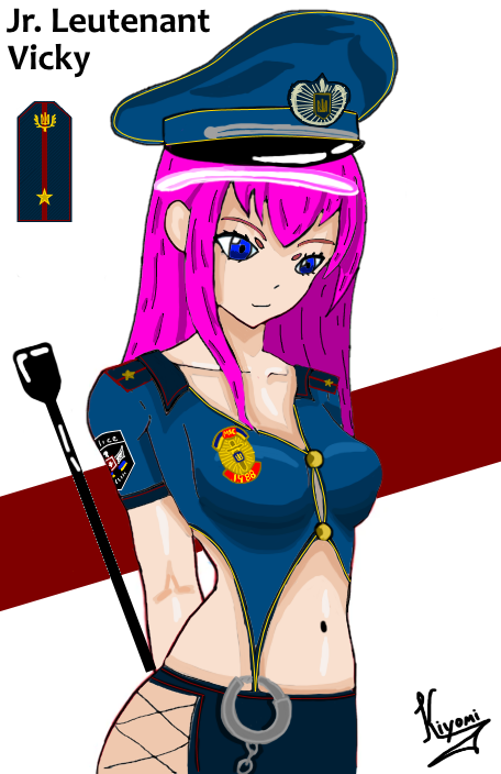Kiyomi_Sae's tweet photo. Vicky got into police - at least in cosplaying way๐ฎโโ๏ธ๐จ
#anime #art #OC #originalcharacter #fishnet #thighhighs #rosehair #sfw #waifu #cutegirl #smallartist #vicky #cosplay #helloween https://t.co/VEtz5iXndQ