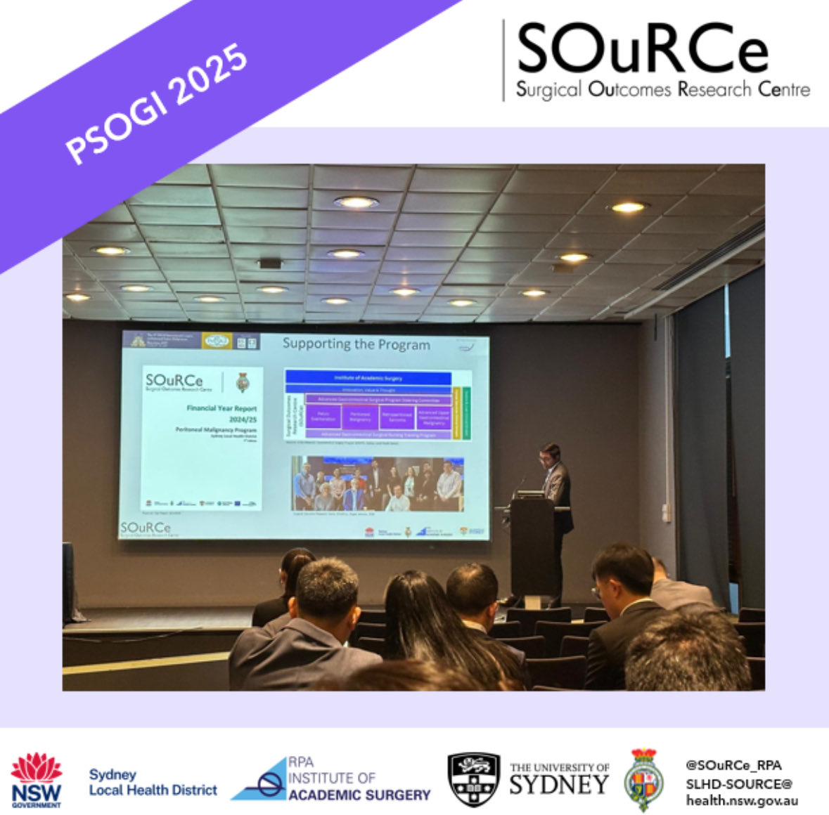 SOuRCe_RPA's tweet photo. The #PSOGI International Congress on Peritoneal Surface Malignancies is currently underway in Barcelona!
A fantastic event with insightful #presentations, global #collaboration, and commitment to advancing care for patients with #Peritonealdisease
@SydneyLHD @PSOGI_EC https://t.co/wjUhJy1ogZ