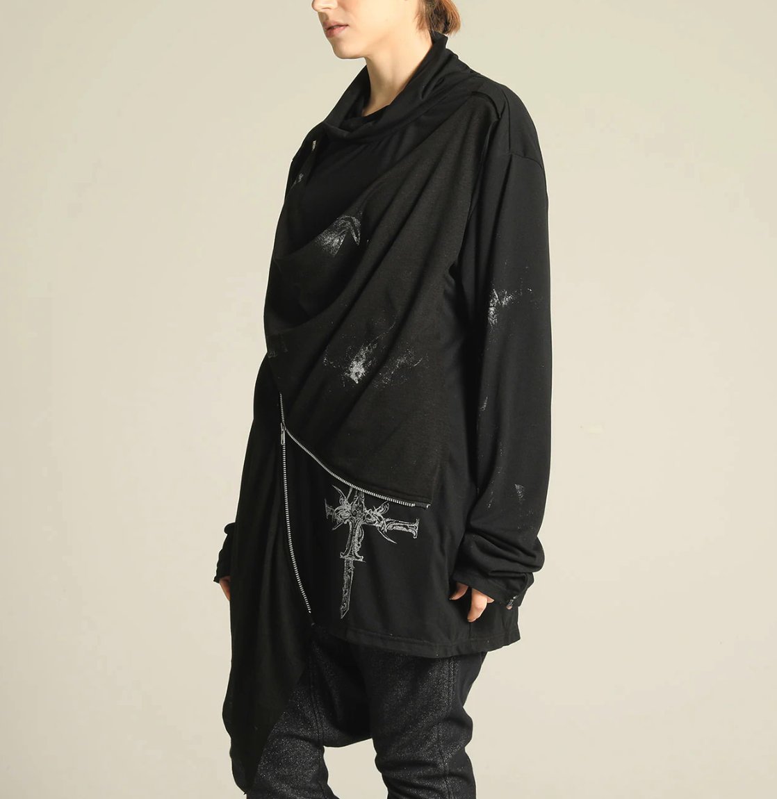 マ*ル様 h.NAOTO Sixh. 燕尾風 レースアップ ロングコート マ*ル様 h.NAOTO Sixh. 燕尾風 レースアップ ロングコート