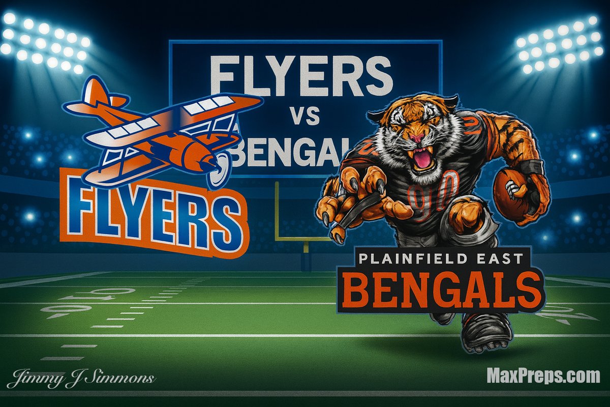 Simba426's tweet image. I will have photo coverage Friday night’s IHSA Class 6A, first round football game between East. St. Louis Flyers and Plainfield (East) Bengals at Clyde C. Jordan Stadium. @ColinDominiak @CoachStekala @BengalFB08 @PEHS_Athletics @Football_Flyers @eside_flyers1 @DarrenSunkett
