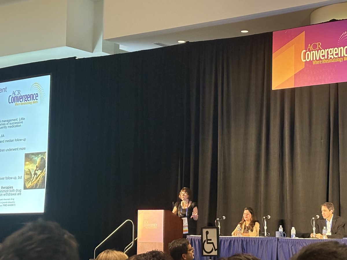 🌟"Pediatric Year in Review" was a great session at  #ACR25 led by two CARRA members, Peter Nigrovic, M.D. and Karen Onel, M.D. They expertly summarized #pedsrheum research highlights of 2025 - in both basic science and clinical research. Read more ➡️acrconvergencetoday.org/pediatric-year…