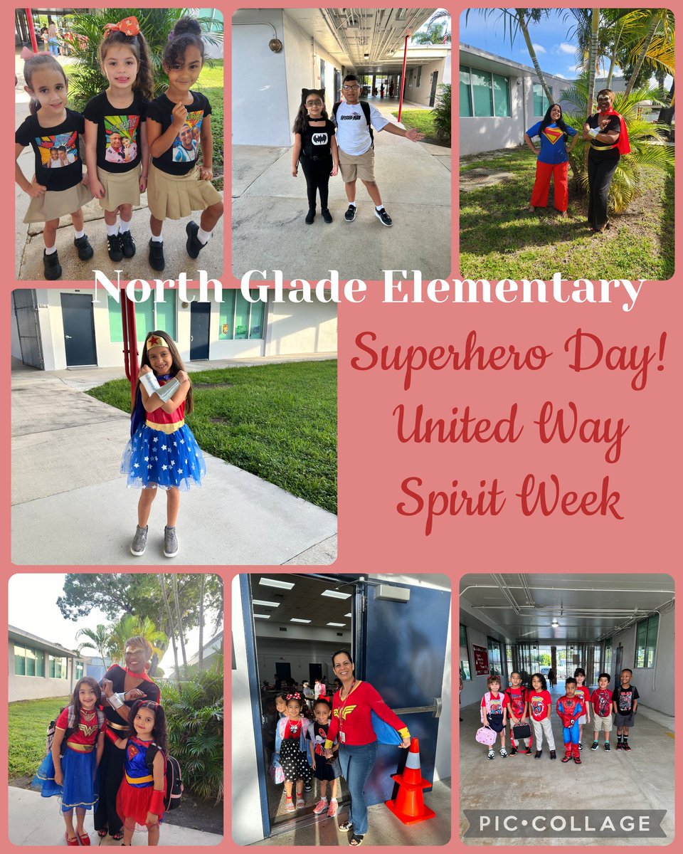 Superhero Day! Our students and staff showed their superpowers as we continue Spirit Week in support of United Way. Today’s theme: Be a Hero — Say No to Drugs! ❤️
#SuperheroDay #RedRibbonWeek #YourBestChoiceMDCPS <a href="/MDCPSNorth/">M-DCPS North Region</a> <a href="/SuptDotres/">Jose L. Dotres, Ed.D.</a>
<a href="/docstevegallon/">Dr. Steve Gallon III</a>