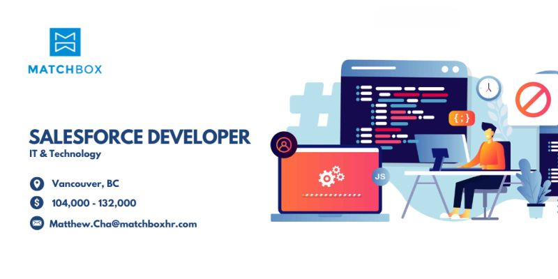 matchboxhr's tweet image. @matchboxhr is looking for a Lead Salesforce Developer in Vancouver, BC. Apply lnkd.in/eYDt_ayD

#Salesforce #SalesforceDeveloper #LeadDeveloper #VancouverJobs #TechJobs #CRM #CloudComputing #SoftwareDevelopment #MatchboxHR #NowHiring #CareerOpportunity #JobAlert #ITJobs