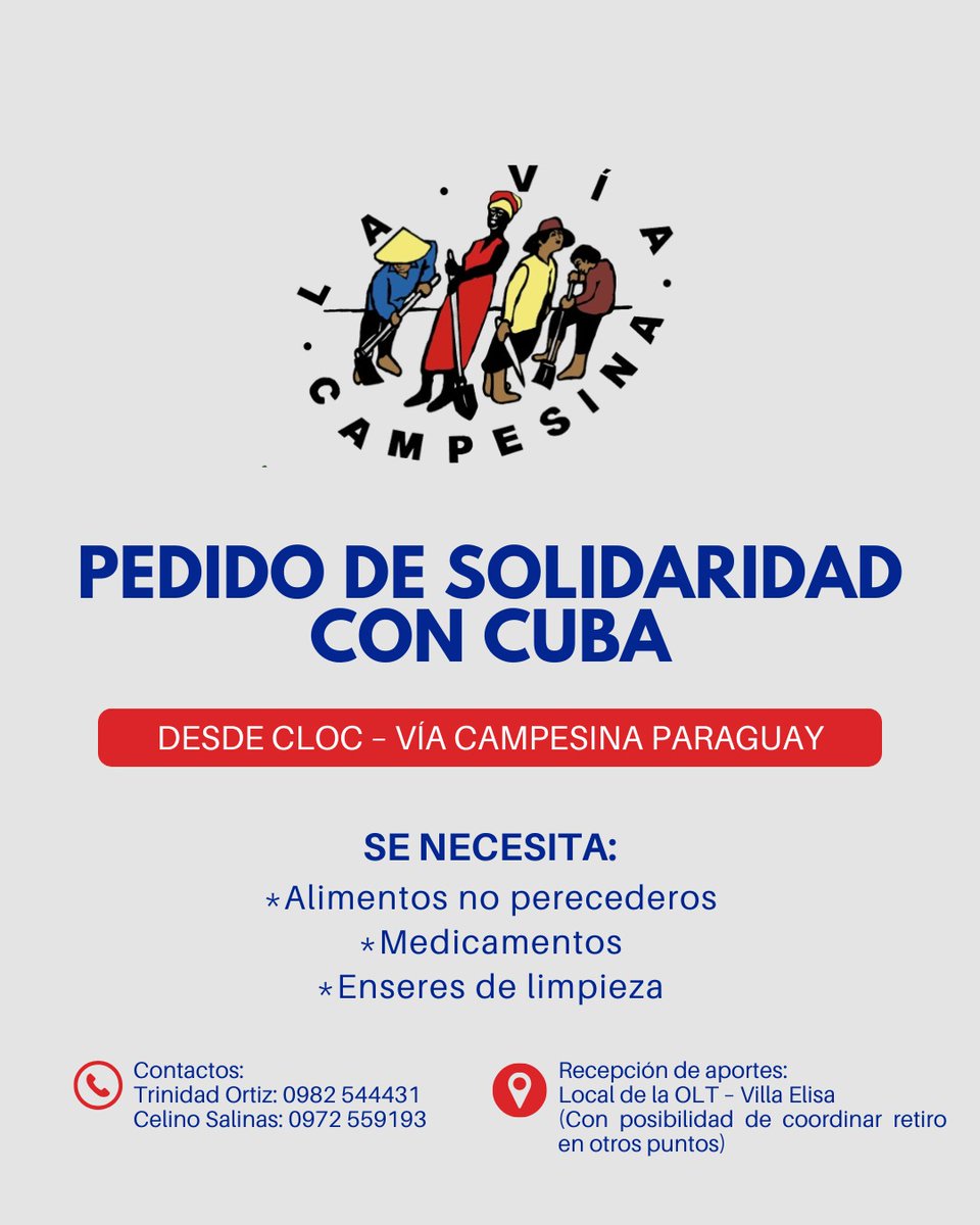 CLOC-Vía Campesina Paraguay tweet media