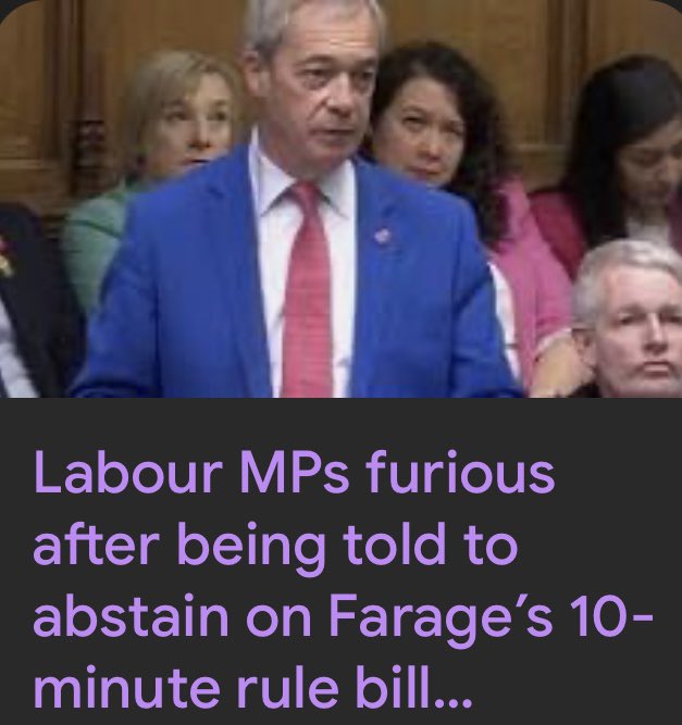 Rob__Friar's tweet image. Have you started on your CV @JoshFG #CalderValley
@Keir_Starmer is destroying @UKLabour in front of Labour MPs and you are all carrying on like school children taking instructions from the headmaster
Not voting again Farage scrapping #ECHR is disgraceful