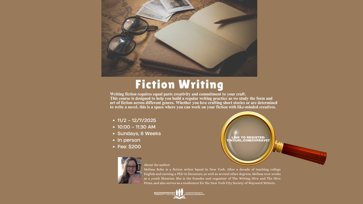 QCC_CE's tweet photo. Starting Soon our Memoir Writing &amp; Fiction Writing Class!

Registration links listed below!

Memoir Writing: https://t.co/ZkPqSmdHjv
Fiction Writing: https://t.co/1kme3sI8UU https://t.co/yDZAM2opck