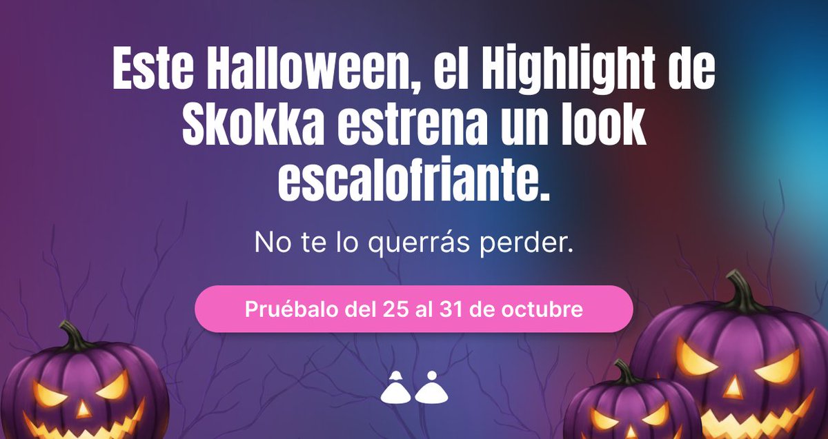 🎃 Del 25 al 31 de octubre, #Skokka se vuelve oscuro, atrevido y peligrosamente irresistible…
💻 Entra a tu cuenta y revisa tus anuncios — el highlight ✨ tiene un nuevo look que te va a encantar!

Este #Halloween, sé audaz, sé notorio… sé inolvidable.

#latam