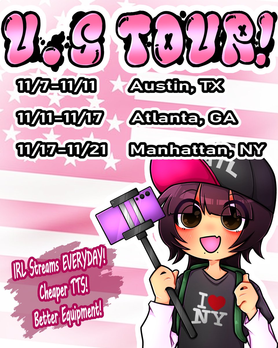 Sheep_Xing's tweet photo. ✈️IRL Stream Tour!!!✈️

• IRL streams everyday
• Cheaper TTS
• Better service and equipment

🎉Tune in and explore with me!!!🎉
Mutuals and friends in these areas hmu!! https://t.co/sUeDXyzkdh