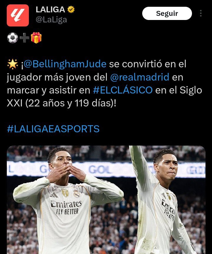 HoyEnDeportes4's tweet image. Cuando te pueden los colores y te inventas un dato sobre la victoria del Madrid contra el Barça, pero te pillan, tienes que borrarlo y ponerlo diferente. ¡HALA MADRID!