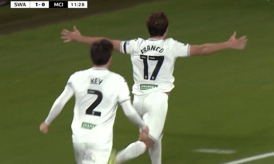 SWANSEA TAKE THE LEAD AGAINST MANCHESTER CITY 🤯