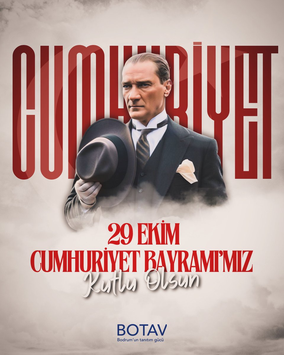 Bize bu toprakları vatan kılan Gazi Mustafa Kemal Atatürk ve silah arkadaşlarını sevgi, saygı ve minnetle anıyoruz.
Yaşasın Cumhuriyet 🇹🇷 

 #29Ekim