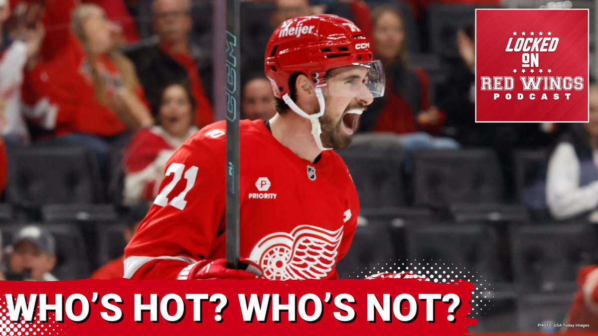 🚨THURSDAY EPISODE🚨

Who's hot? Who's not?
- Dylan Larkin off to torrid start
- Emmitt Finnie surpassing all expectations
- Kasper and ASP quiet
- Previewing LA #LGRW  

🎧Linktr.ee/lo_redwings