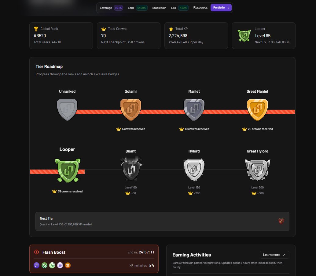 Falando mais uma vez sobre a <a href="/hylo_so/">Hylo</a> , que tá com um bônus de pontuação 4x rolando agora. 👀🔥

➤ Pra quem ainda tava em dúvida sobre quando entrar, talvez esse seja um ótimo momento.

➤ O projeto já ultrapassou 100M em TVL e vem se mostrando super eficiente como produto.