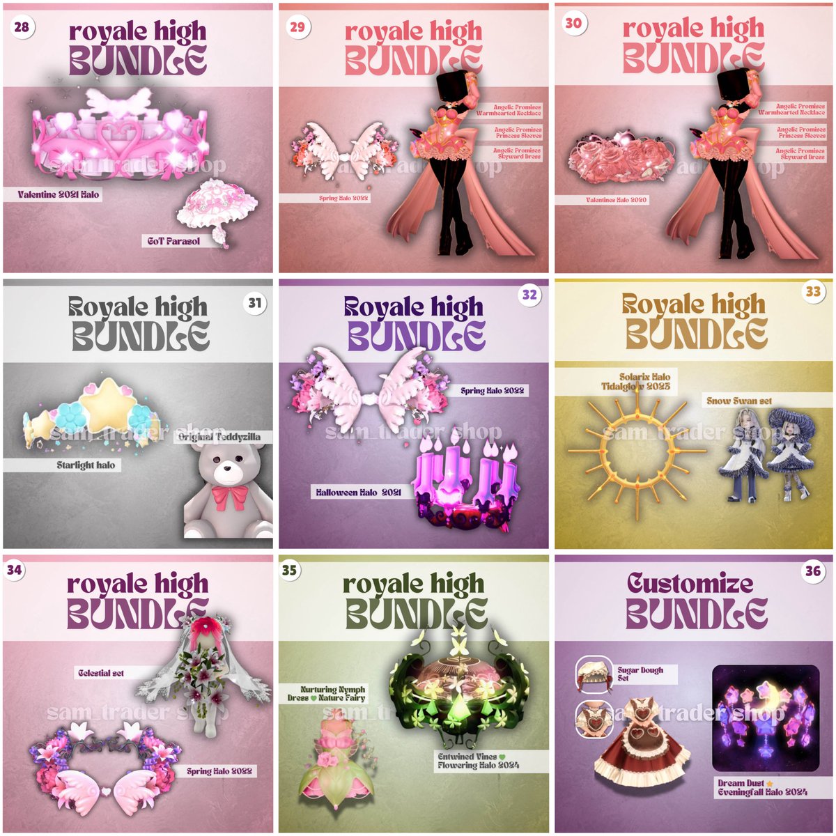 SELLING PRE-ORDER RH BUNDLES! ୨୧⠀
⤷ Ratio  ˗ˏˋ $23-$24 per 1M ˎˊ˗ 👀
⤷ For fnf Paypal | Remitly 

We also accept any requests of: halos, sets, items, and bundles (mix-match any halos, sets, or items)! PRE-ORDER NOW!

Willing to use mm/mw! ୨୧