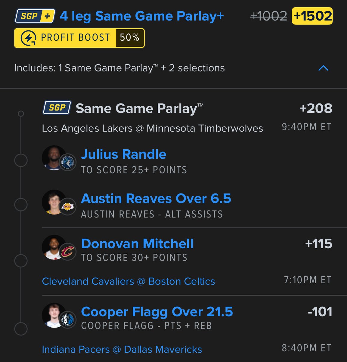ZTP Bets tweet media