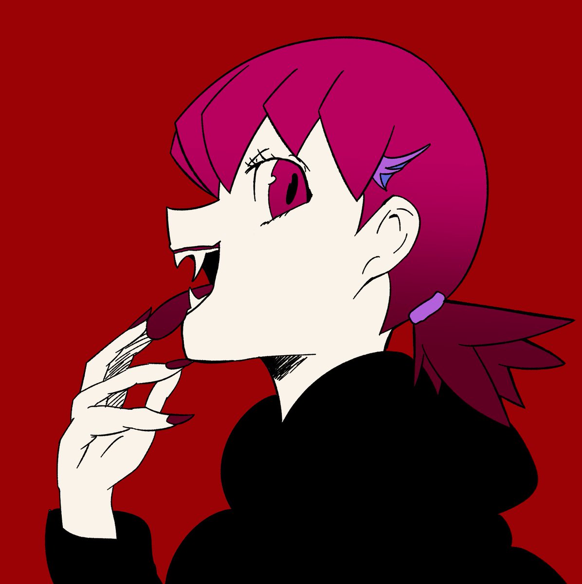 TeebsBeebs's tweet photo. Goldenrod Denizens Beware, You're In For A Scare!
Some quick little thing of Whitney as a vampire!
#whitneywednesday https://t.co/JiIB30d49z
