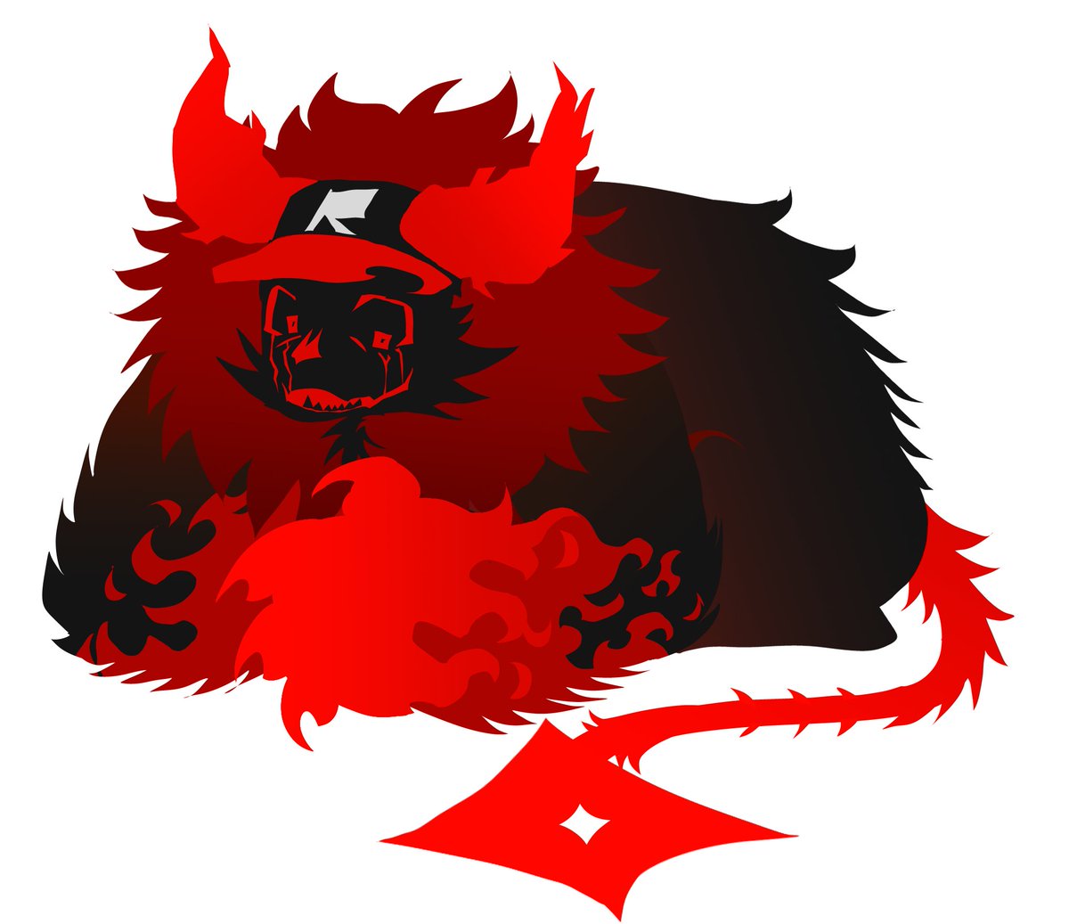 baztarddslasher's tweet photo. She realized she has a tail #guest666 https://t.co/FjZKAKbdzj