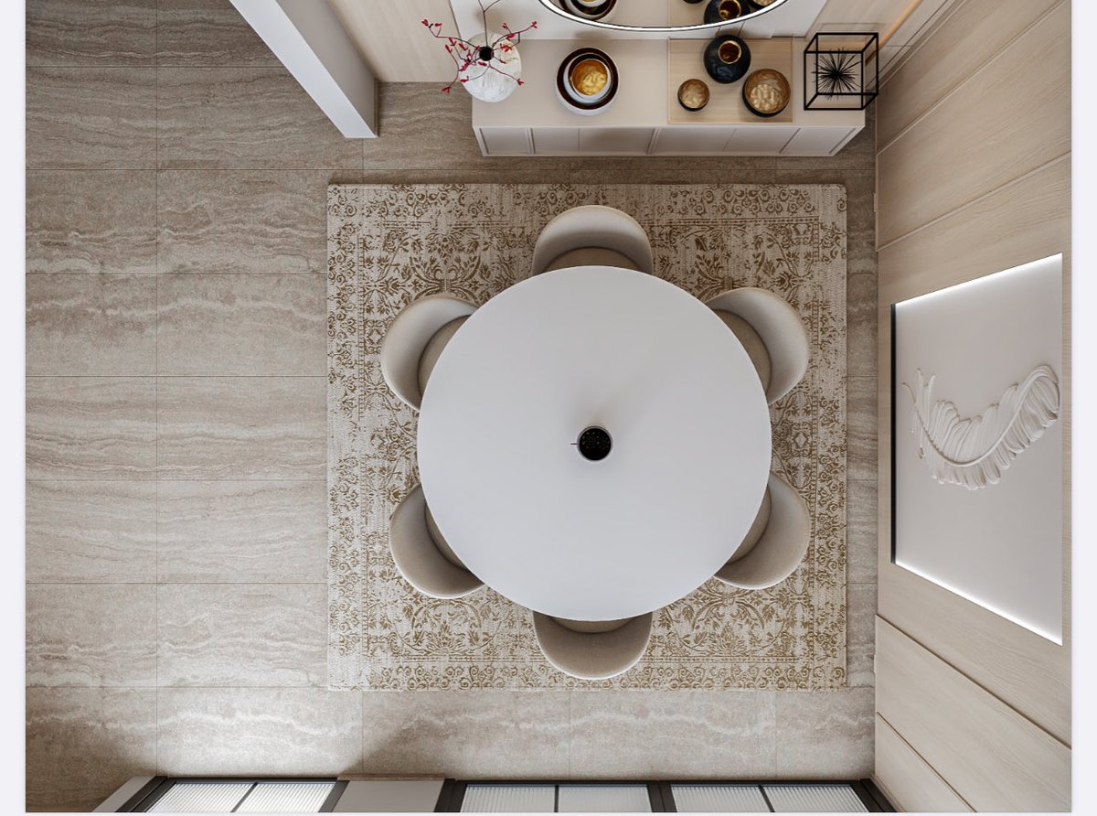 من اعمالنا، تصميم لمنطقة طعام 

#تصميم_داخلي #تصميم_معماري