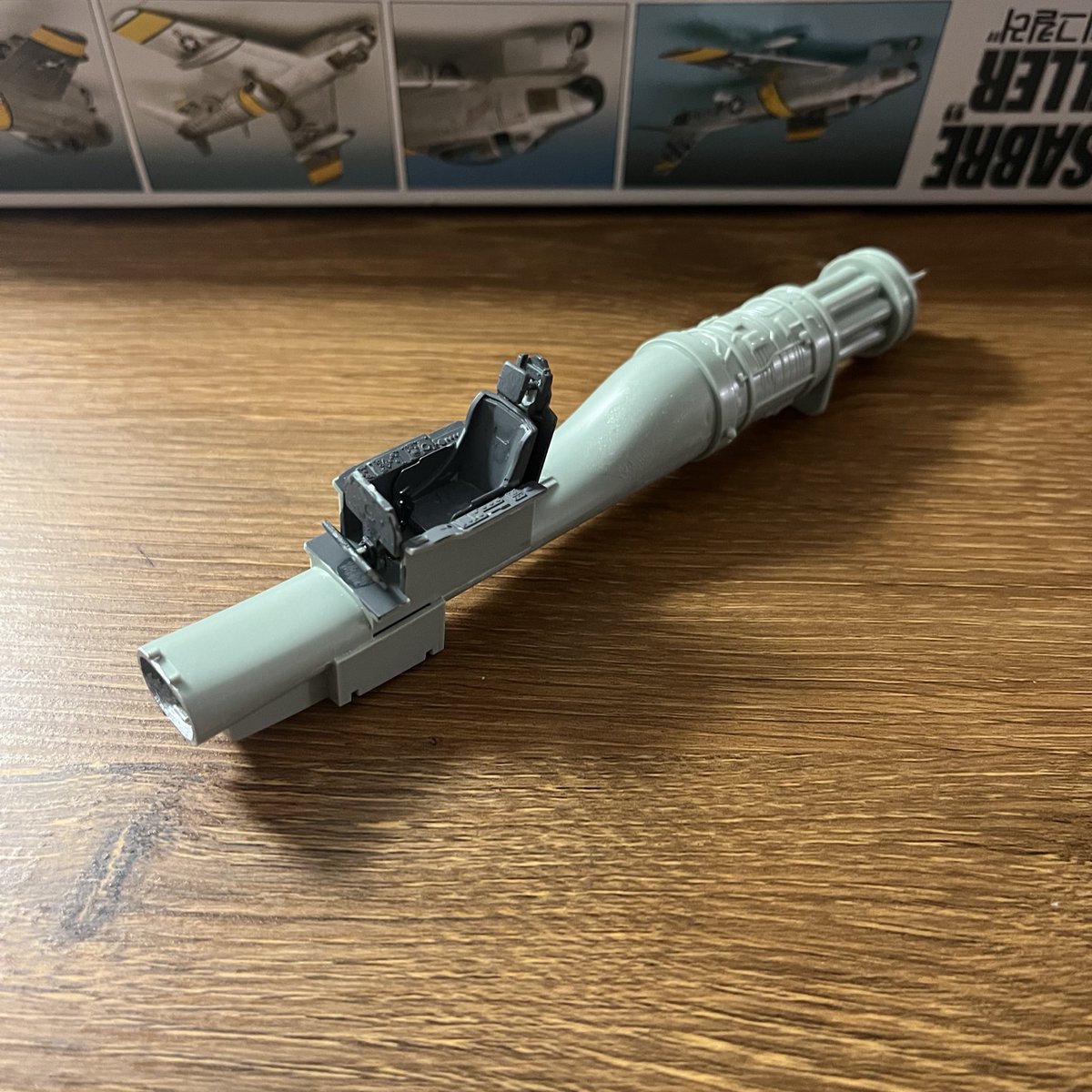 ASpoony3208's tweet photo. Some WIP shots of a model that I’ve been working on over the last few months, it’s almost ready
#F86F #Sabre https://t.co/mdJqpy2qCq