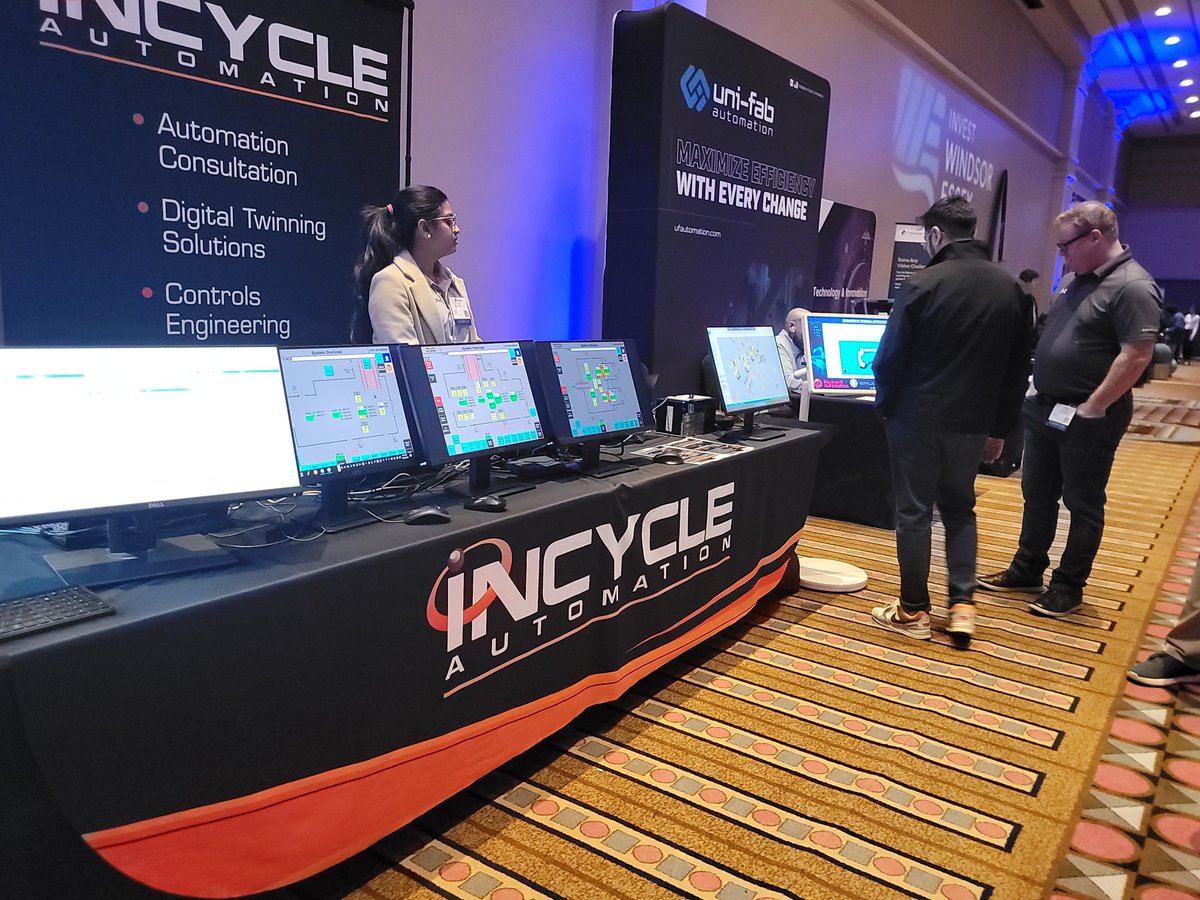 _investwe's tweet image. The afternoon at #WindsorEssex #EmergingTech2025 #MobilityTransformation conference and trade show was packed full with insight and innovation!
Attendees heard from keynote speaker Lisa Lortie of @Stellantis and @ROKAutomation&apos;s Cory Garlick and participated in another round of…