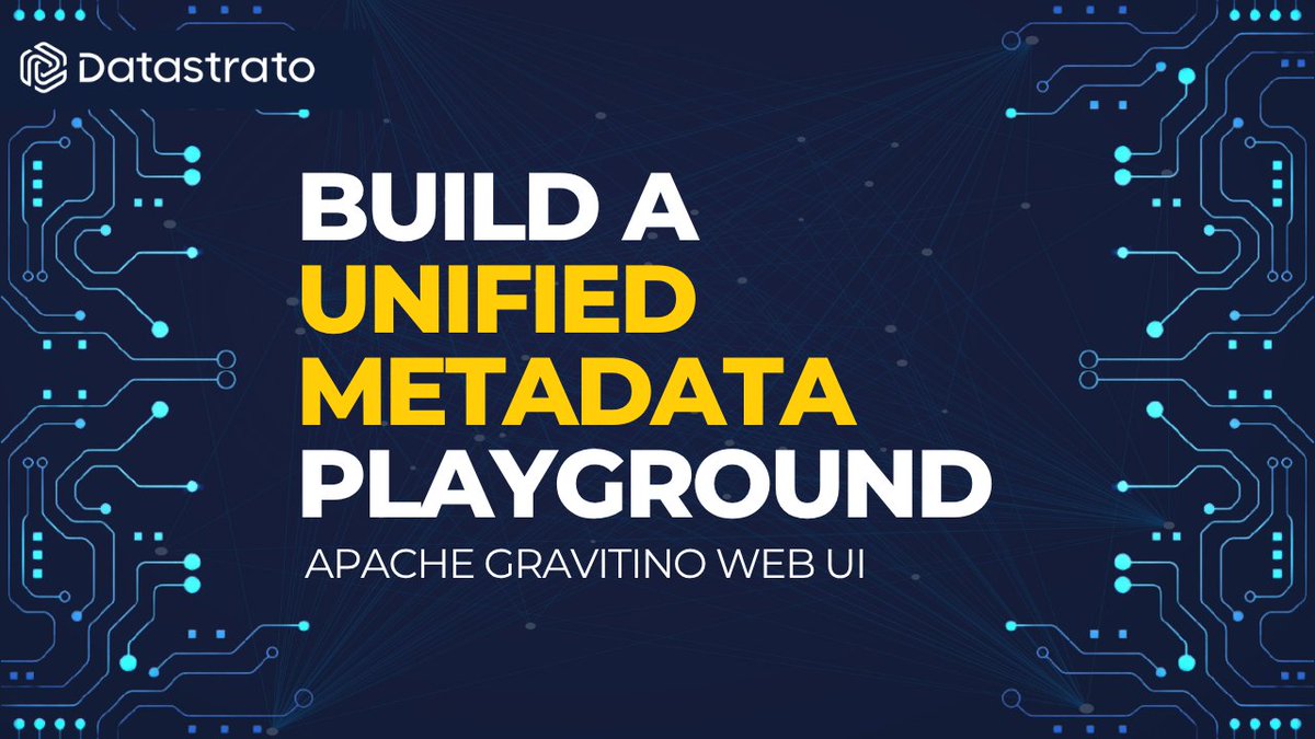 datastrato's tweet image. Exploring metadata has never been this easy.
🚀 The Apache Gravitino Playground lets you spin up a full demo environment—complete with Hive, Postgres, Spark, Trino, and more—within minutes.
👉 Explore here: youtube.com/watch?v=EjLtHS…

#Datastrato #ApacheGravitino #Metadata…