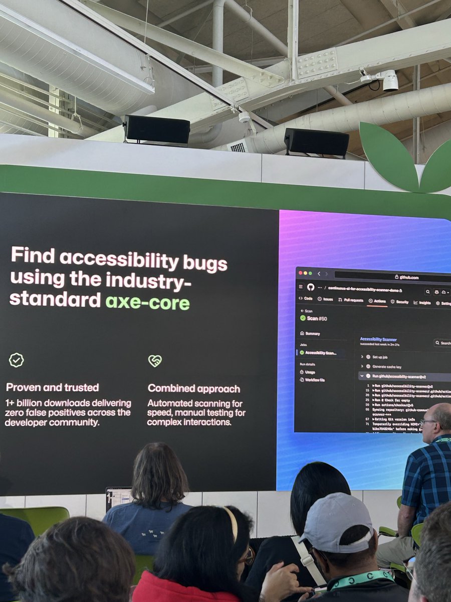 yuma (Maki) (@yuma_prog) on Twitter photo アクセシビリティスキャナーというActionsがあるの初めて知った 
これを元にIssue立ててCoding agentに投げて継続的にアクセシビリティを改善し続けよう、という話
github.com/marketplace/ac…
 #GitHubUniverse アクセシビリティスキャナーというActionsがあるの初めて知った 
これを元にIssue立ててCoding agentに投げて継続的にアクセシビリティを改善し続けよう、という話
github.com/marketplace/ac…
 #GitHubUniverse